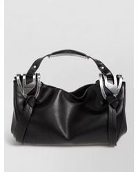 DIESEL - Small Polyurethane Knot-D Top Handle Bag - Lyst