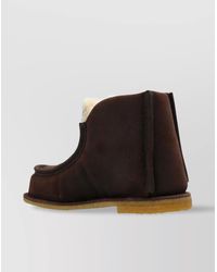 JW Anderson - Shearling Lined Suede Ankle Boots - Lyst