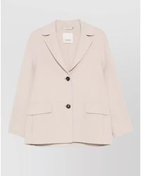 Max Mara - Coat Front Flap Pockets Long Sleeves - Lyst