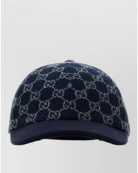 Gucci - Wool Baseball Cap Curved Brim Design - Lyst