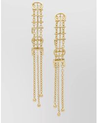 Chloé - Chain Belt Inspired Mini Drop Earrings - Lyst