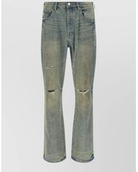 Purple - P026 Denim Rip Bootcut Jeans - Lyst