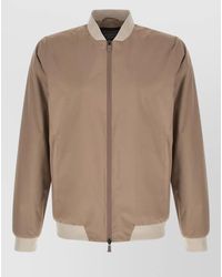 Herno - Bomber Jacket Stand Collar Side Pockets - Lyst