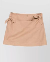 Moschino - Cotton A-Line Mini Shorts - Lyst