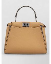 Fendi - Mini Bag Top Handle Adjustable Strap Leather - Lyst