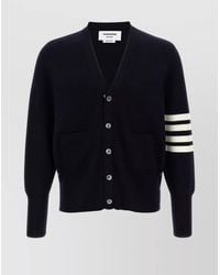 Thom Browne - 4-Bar' Wool Cardigan - Lyst