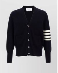 Thom Browne - 4-Bar' Wool Cardigan - Lyst