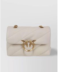 Pinko - Love Bag Puff Mini Leather Quilted Cross-Body Bag - Lyst