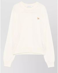 Maison Kitsuné - Wool Regular-Fit Crewneck Jumper - Lyst