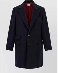 Brunello Cucinelli - Virgin Wool Single-Breasted Coat - Lyst