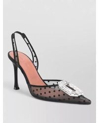 AMINA MUADDI - Camelia Slingback 90 Polka Dot Pumps - Lyst