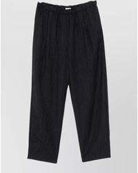 Apuntob - Crinkled Virgin Wool Trousers - Lyst