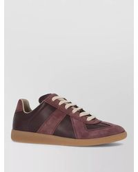 Maison Margiela - Lace Up Shoes Suede Leather Mix Breathable - Lyst