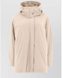 Herno - A-Shape Hooded Down Jacket With Front Pockets - Lyst