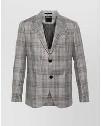 ZEGNA - Wool And Silk Blend Suit Jacket - Lyst