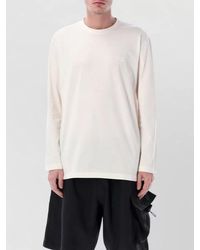 Y-3 - Long Sleeve Jersey T-Shirt Cotton Tshirt - Lyst