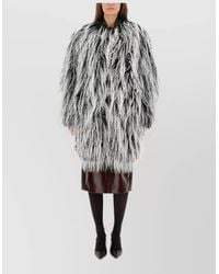 Sportmax - Now1234 Faux Fur Long Oversized Jacket - Lyst
