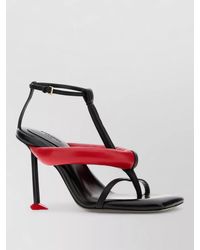 Givenchy - Leather Boudoir Sandals Ankle Strap Design - Lyst
