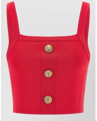 Balmain - Brassiere Top - Lyst