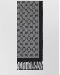 Gucci - Merino Wool Gg Jacquard Scarf - Lyst