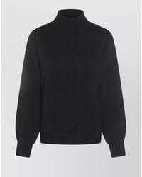 Malo - Ribbed Mock Neck Knitwear With Long Sleeves - Lyst