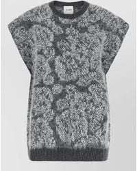 Nude - Jacquard Sleeveless Sweater - Lyst