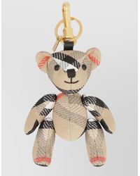 Burberry - Thomas Teddy Bear Check Keyring Charm - Lyst