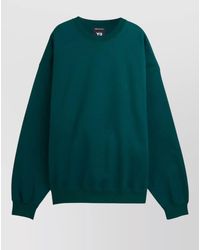 Y-3 - Cotton Brushed Crew Sweatshirt - Lyst