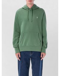 Polo Ralph Lauren - Hooded Sweatshirt Drawstring Kangaroo Pocket Ribbed - Lyst