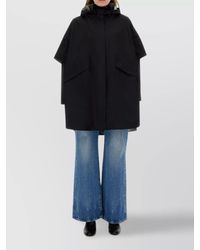 Herno - Hooded Cape - Lyst
