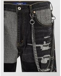 Junya Watanabe - Patchwork Wide-Leg Denim Jeans - Lyst