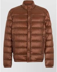 Moncler - Short Padded Jacket High Collar Lyco - Lyst