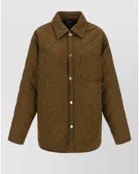 A.P.C. - Quilted Wool Jacket - Lyst