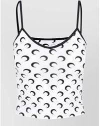 Marine Serre - All Over Print Loungewear Top Spaghetti Straps - Lyst