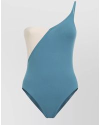 Eres - Asymmetric One-Shoulder One-Piece Swimsuit - Lyst