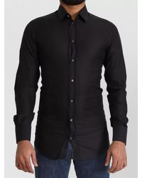 Dolce & Gabbana - Cotton Slim Fit Dress Shirt - Lyst