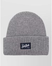 MC2 Saint Barth - Berry Knitted Hat Folded Cuff Ribbed - Lyst