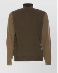 Maison Margiela - High Neck Long Sleeve Sweater With Patches - Lyst