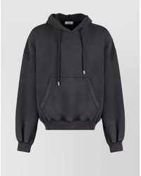 Off-White c/o Virgil Abloh - Graphic Print Hooded Sweatshirt With Front Pocket - Lyst