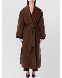 By Malene Birger - Wool Single Breasted Coat - Lyst