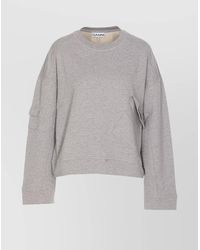 Ganni - Crew Neck Knitwear Patch Pocket - Lyst
