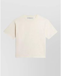 Golden Goose - Cotton Boxy Distressed Logo-Print T-Shirt - Lyst