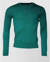 Dolce & Gabbana - Wool Slim-Fit Crew-Neck Jumper - Lyst