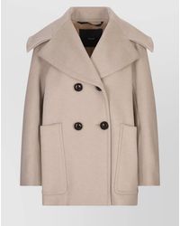 Max Mara - Cashmere Oversized Double-Breasted Pea Coat - Lyst