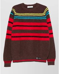 Lanvin - Wool Mohair Cashmere Crewneck Jumper - Lyst