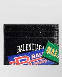 Balenciaga - Cash Card Holder Textured Finish - Lyst
