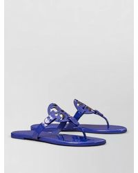 Tory Burch - Miller Sandals Calfskin Sole Patent Leather - Lyst
