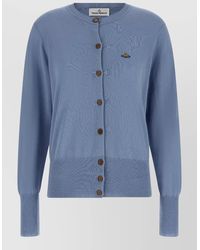 Vivienne Westwood - Bea Knit Cardigan Long Sleeves Crew Neck - Lyst