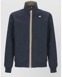 K-Way - Short Reversible High Neck Jacket - Lyst