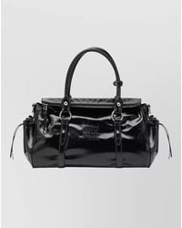 Miu Miu - Adjustable Strap Top Handles Shoulder Tote Bag - Lyst